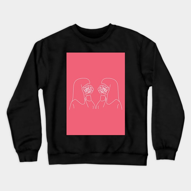 Talking Buddies Crewneck Sweatshirt by fernandaffp